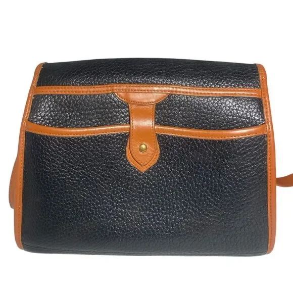 Vintage Dooney & Bourke All-Weather Leather Crossbody Bag Satchel Repainted
